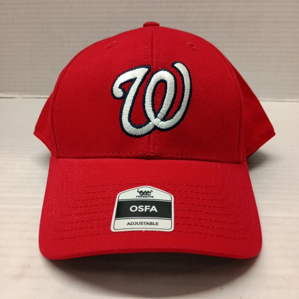 Washington Nationals Fan Favorite Adjustable Baseball Cap Genuine Merchandise